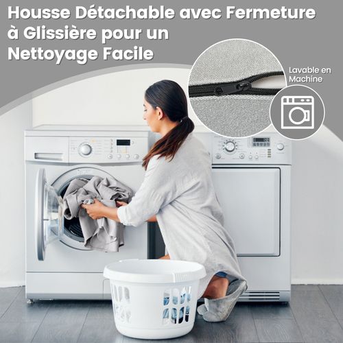 Matelas Lit Fauteuil Pliable, Futon Convertible En Mousse Haute Densité De 15 Cm, Voyage (gris)