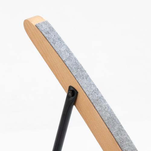 Fauteuil À Bascule En Tissu Marron