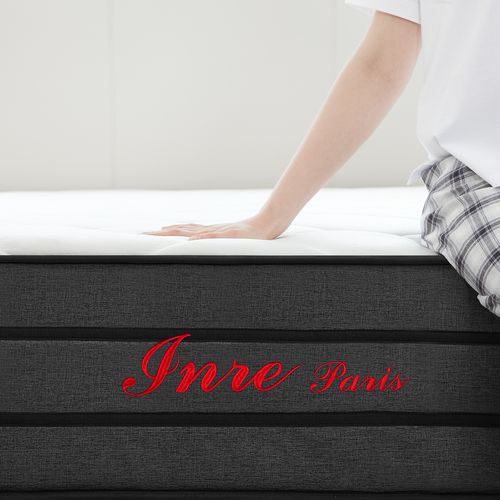 Matelas Mousse 140x200 cm INRE Epaisseur 25 cm Réversible