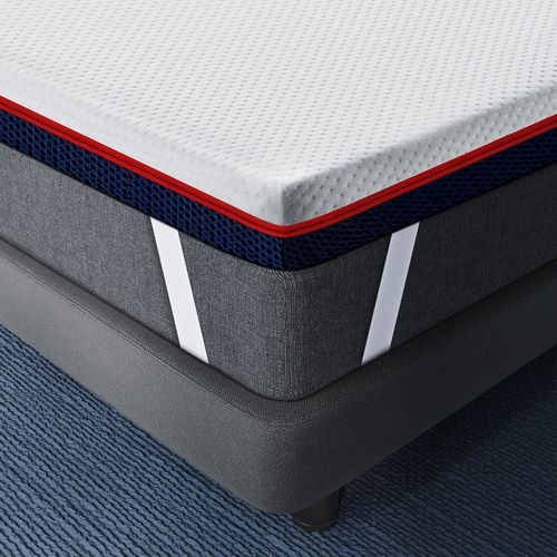 Surmatelas 140x190 Haute Densité - 8cm de Confort Optimal avec Housse Lavable et Hypoallergénique