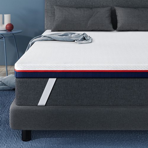 Surmatelas Mémoire Forme BedStory 140x190cm - 10cm Épaisseur - Gel Rafraîchissant