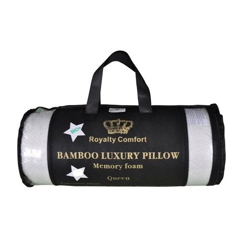 Oreiller De Luxe En Bambou "queen" 50x76cm Hg5076bm