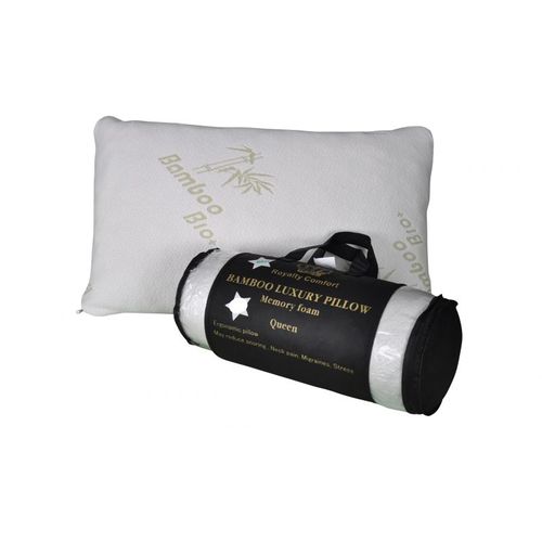 Oreiller De Luxe En Bambou "queen" 50x76cm Hg5076bm