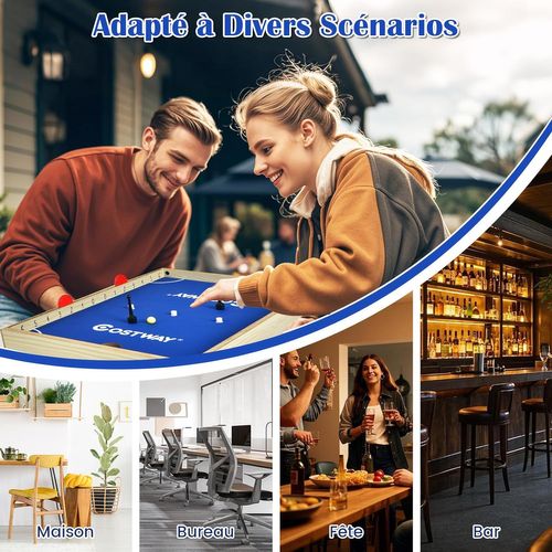 Jeu De Société Magnétique Pour 2 Joueurs, 2 Boules, 2 Poignées Magnétiques, 45 X 33,5 X 14 Cm