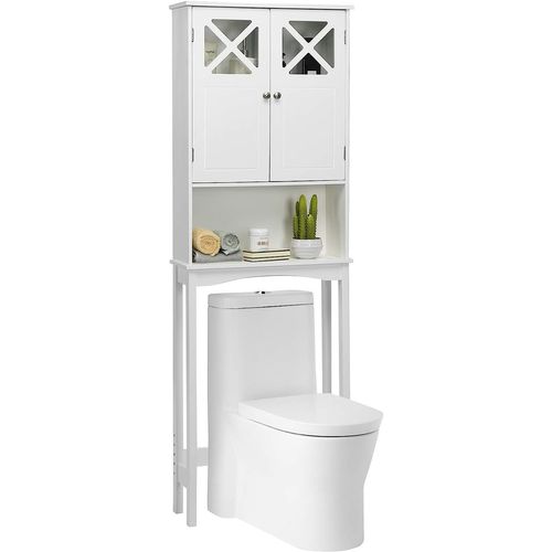 Meuble Wc Au-dessus Des Toilettes, Blanc