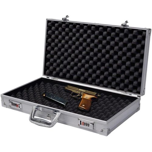 19" Valise De Rangement Sécurisée Et Solide Pour Accessoires De Tir Sportif, Etuis Rigide