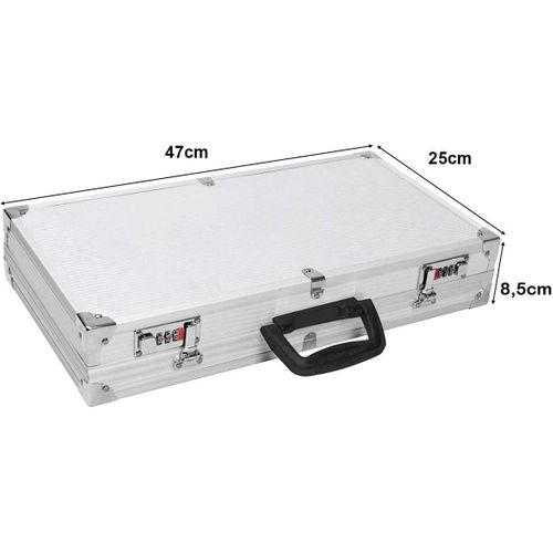 19" Valise De Rangement Sécurisée Et Solide Pour Accessoires De Tir Sportif, Etuis Rigide