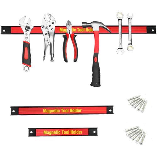 3 Pièces Barres Magnétiques Pour Outils Barres Magnétiques Barre à Couteau Aimentée