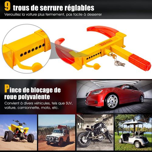 Serrure De Roue De Voiture,sabot De Voiture, Sabot De Rouette, Antivol Véhicule