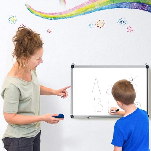 Table Blanc Magnétique Office Table Blanc Bureau Ecole Effaçable 50 X 35cm