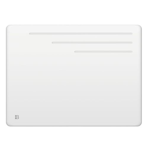 Radiateur Électrique Fixe à Inertie Sèche Fonte 1000w  Motu Horizontal Blanc