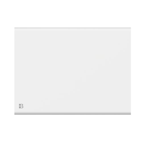 Radiateur Électrique Fixe à Inertie Sèche Fonte+film 1000w Nemesis Horizontal Blanc