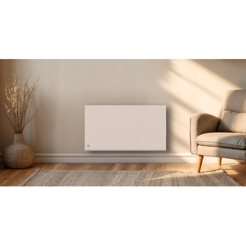 Radiateur Électrique Fixe à Inertie Sèche Céramique+film 1500w Freya Horizontal Blanc