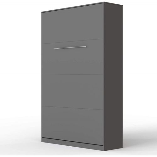 Lit Escamotable +2 Placards V 120x200+(50x2)cm Standard Anthracite/anthracite