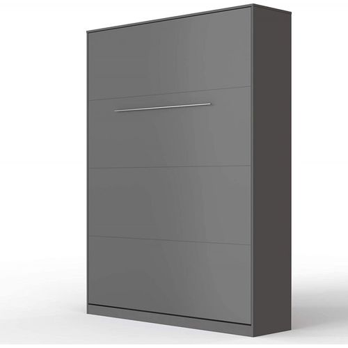 Lit Escamotable +2 Placards V 140x200+(50x2)cm Standard Anthracite/anthracite