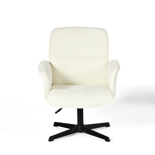 Fauteuil De Salon Moderne, Beige, Pivotant Réglable, Design Confortable Et Élégant.
