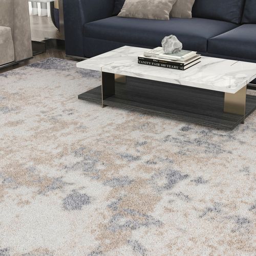 Randall Bibliothèque Rangement Avec 2 Armoires Et 7 Niches - Dos Nu (chêne Et Blanc)