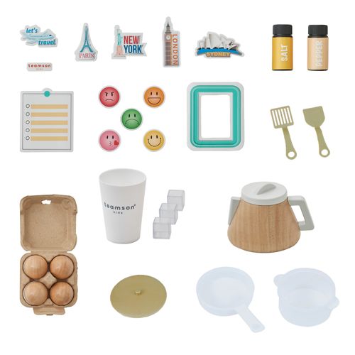 Cuisine Modulaire Bois Avec Accessoires, Blanc