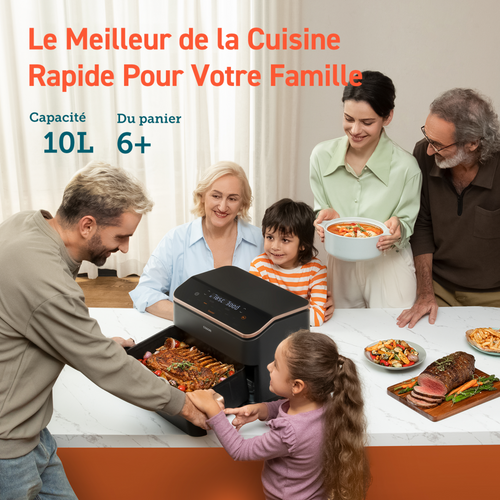 Friteuse Sans Huile Double Panier Dual Blaze Twinfry™ Chef Edition Avec Une Capacité De 10l