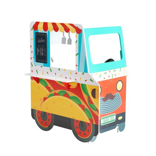 Food Truck En Bois, Cuisine De Jeu Pour Enfants, Camion Taco Ludique