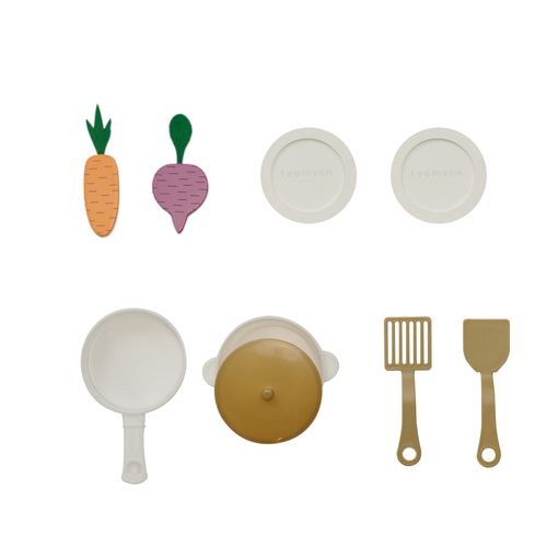 Cuisine Bois Enfant Potager Et Machine à Laver, Vert, 79.2cm