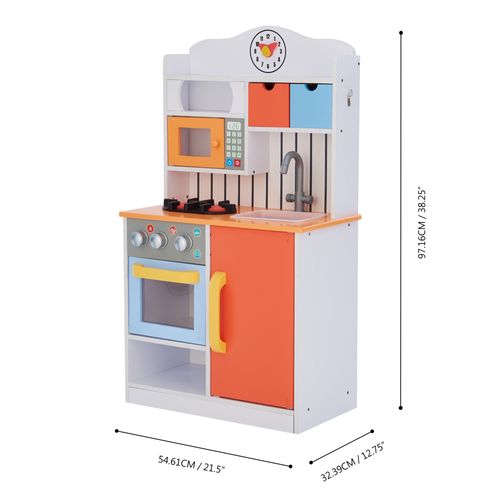 Cuisine Enfant Florence Dinette En Bois 5 Accessoires