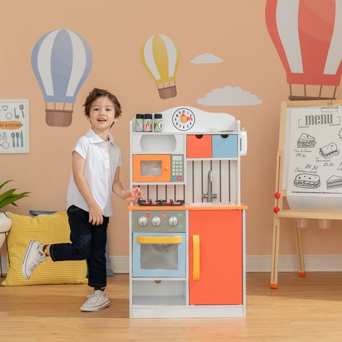 Cuisine Enfant Florence Dinette En Bois 5 Accessoires