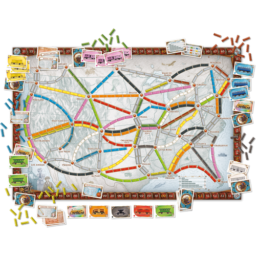 Jeu De Société Les Aventuriers Du Rail Usa Jeu De Société