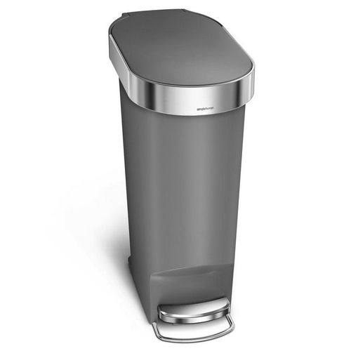 Poubelle À Pédale 40l Gris - Cw1391