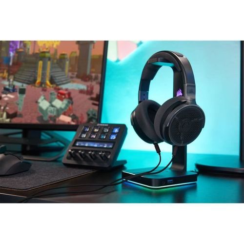 Casque Gaming Et Streaming Filaire Ouvert - Virtuoso Pro - Graphene - Noir - Serre-tete