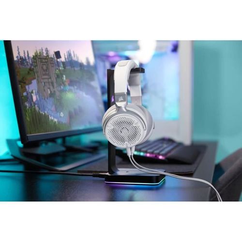 Casque Filaire Ouvert Gaming Et Streaming - Virtuoso Pro - Blanc