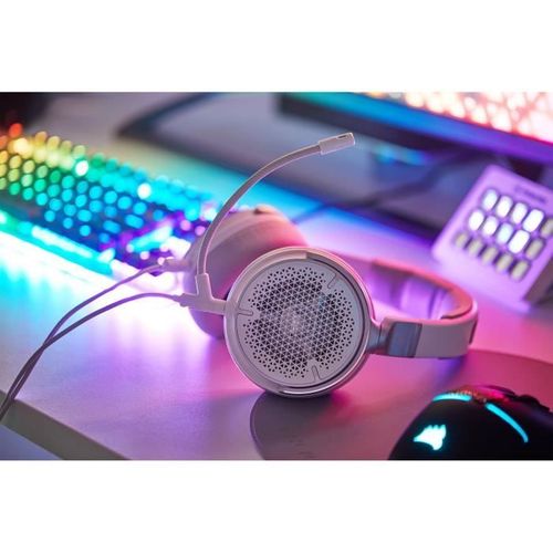 Casque Filaire Ouvert Gaming Et Streaming - Virtuoso Pro - Blanc