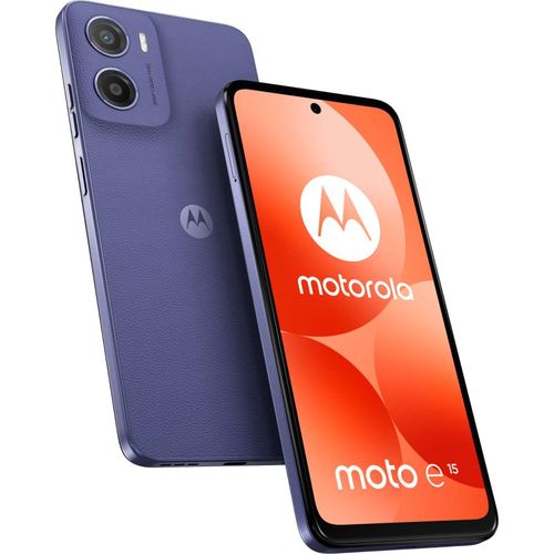 Moto E15 16,9 Cm (6.67") Double Sim Android 14 Go Edition 4g USB Type-c 2 Go 64 Go 5200