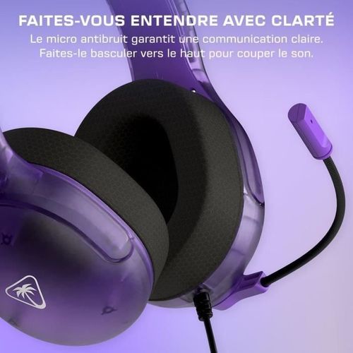 Casque Gaming Filaire - Nintendo Switch - Airlite Fit - Violet Fantôme