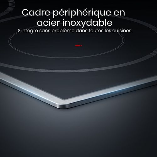 Plaque De Cuisson Vitrocéramique Ch604bf24b 4 Feux 6600w Encastrée 60cm