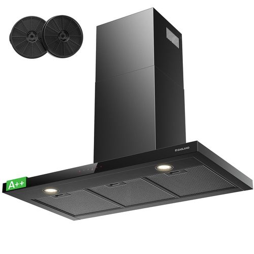 Hotte Aspirante Tr90bs A++ 90cm, Booster 882 M³/h, Touch Control 4 Levels Avec Filtre à Charbon