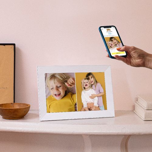 Cadre Photo Numérique  Craver Af900 Wifi 1280 X 800 Blanc