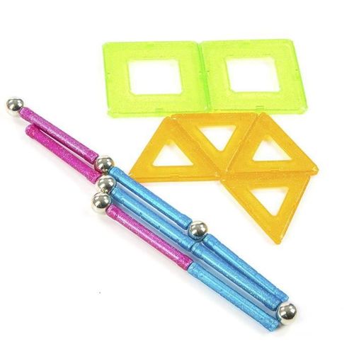 Geomag Glitter Jeu De Construction Magnétique 22pcs