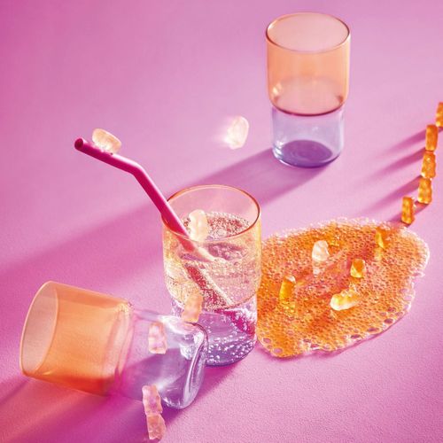 Verre à Eau Violet/orange 32 Cl Candy Mix - Luminarc