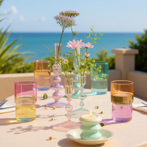 Verre à Eau Violet/orange 32 Cl Candy Mix - Luminarc