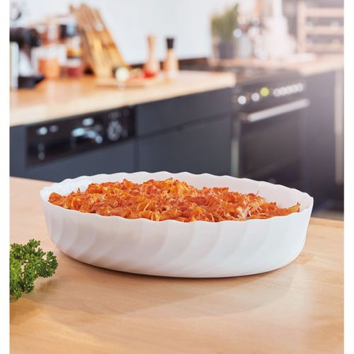 Plat De Cuisson Blanc 31,9 X 24,5 Cm Smart Cuisine Trianon
