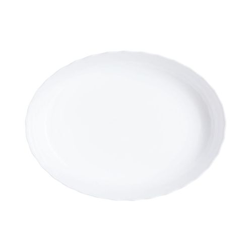 Plat De Cuisson Blanc 31,9 X 24,5 Cm Smart Cuisine Trianon