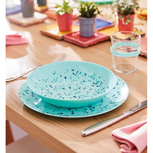 Assiette Creuse Turquoise 20cm