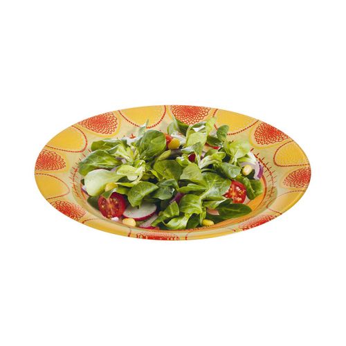 Assiette Creuse Orange 22cm