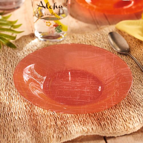 Assiette Creuse Orange 21,5 Cm