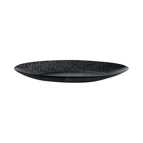 Assiette Plate Noire 25 Cm