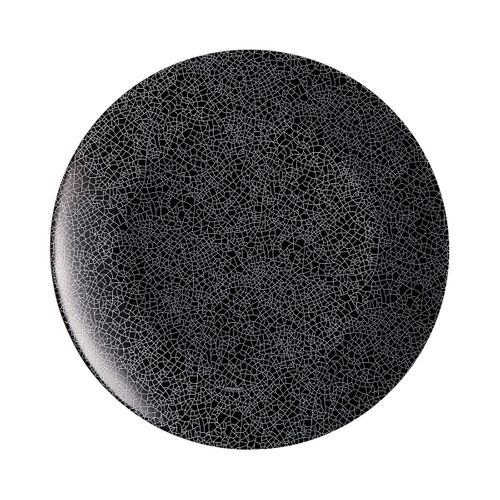 Assiette Plate Noire 25 Cm
