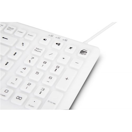 Clavier Sanee Clavier Usb Azerty Français Blanc