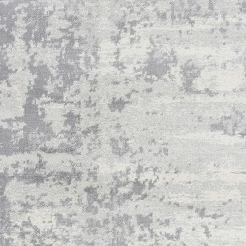 Tapis De Couloir Abstrait Moderne Gris/ivoire 80x220 Cm Victoire
