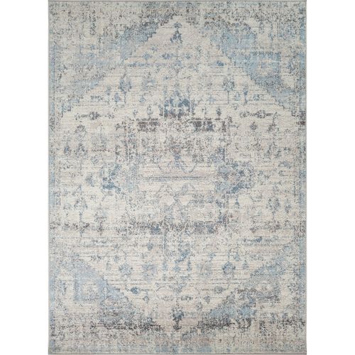 Tapis Vintage Oriental Ivoire/bleu 200x275 Cm Lya